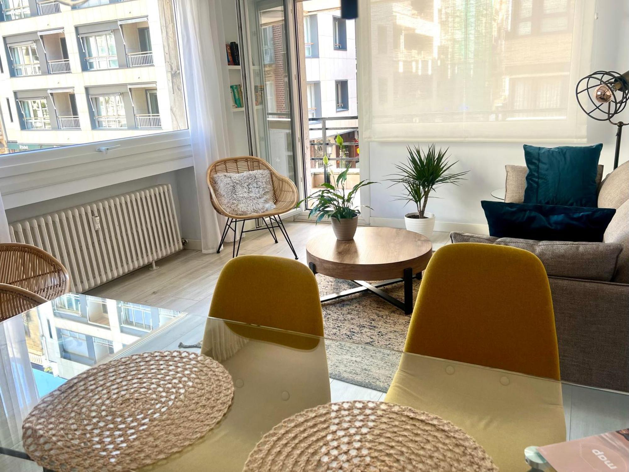 New Gorgeous Central Apartment - Beachfront - 3 Bd San Sebastián Dış mekan fotoğraf