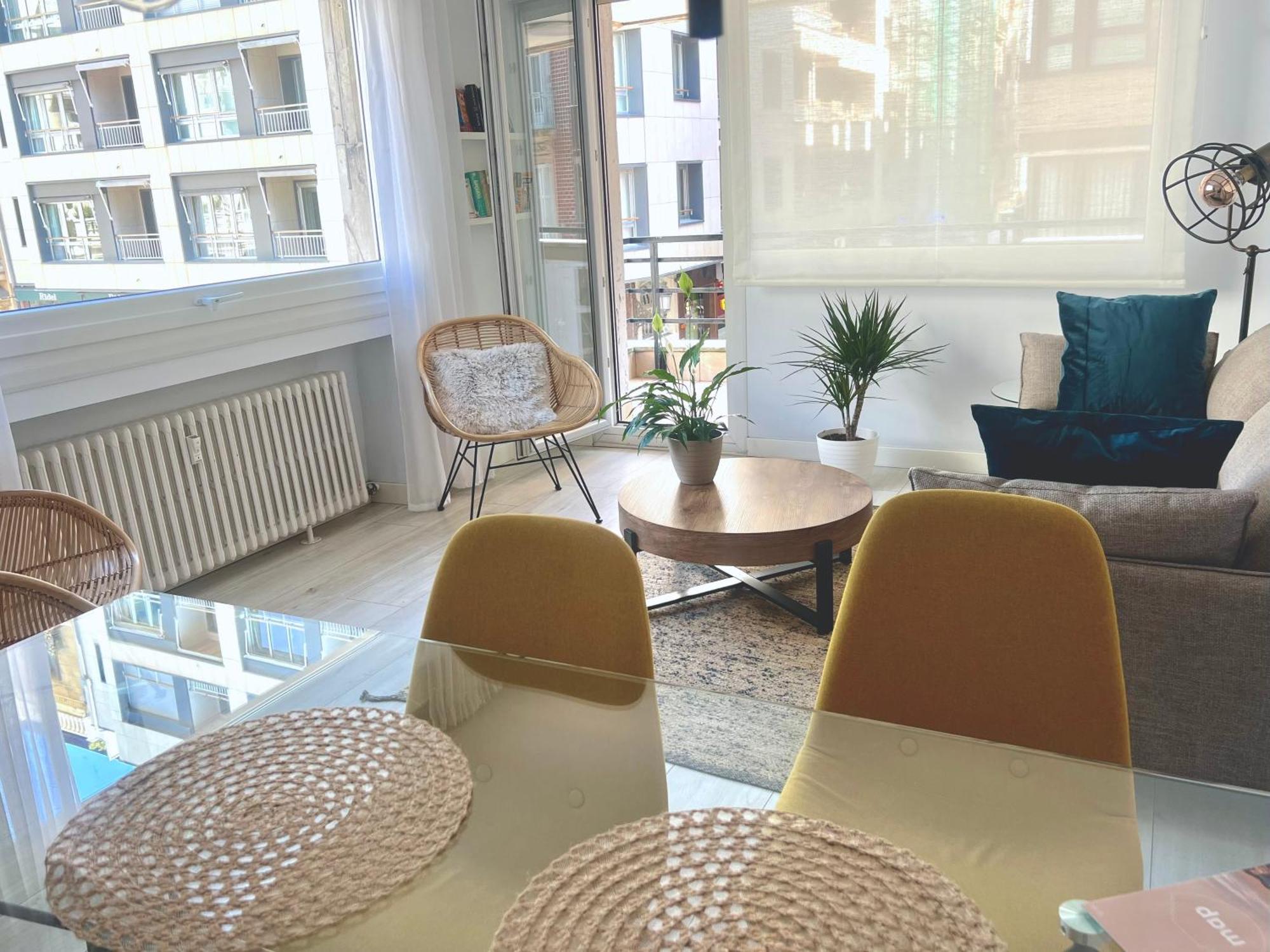 New Gorgeous Central Apartment - Beachfront - 3 Bd San Sebastián Dış mekan fotoğraf